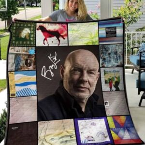 Brian Eno Quilt Blanket M230504  Quilt
